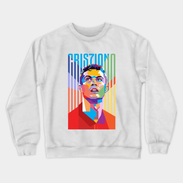 CR7 Pop Art Crewneck Sweatshirt by Laksana Ardie Store